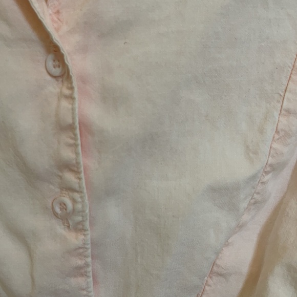 NWT cloth & stone tie front button up crop medium - Picture 5 of 5